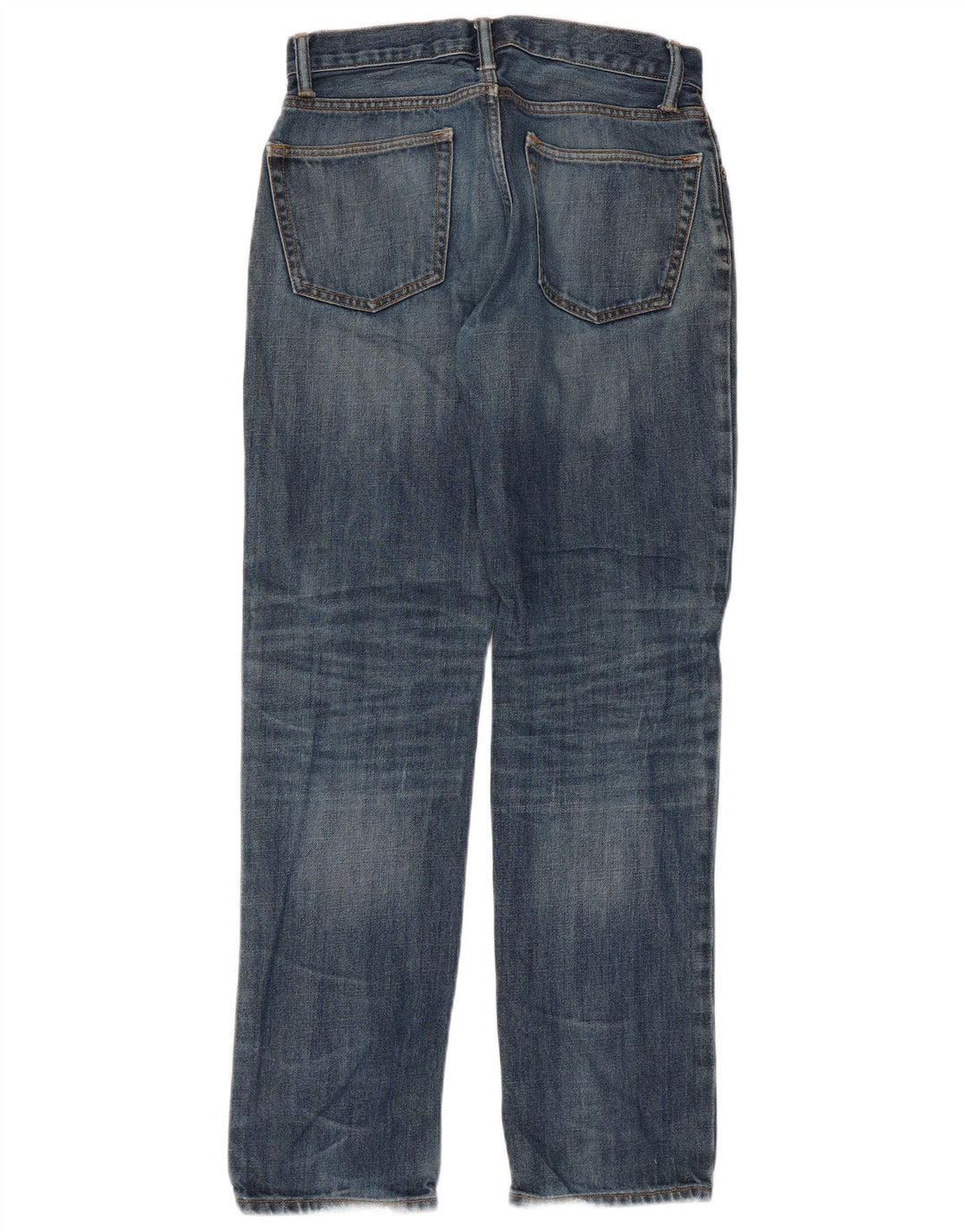 Gap Womens Distressed Straight Jeans  W28 L32 Blue Cotton