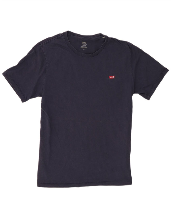 Levi's Mens Standard T-Shirt Top Large Navy Blue Cotton