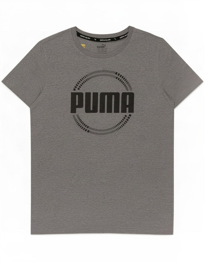Puma Boys Graphic T-Shirt Top 13-14 Years Grey