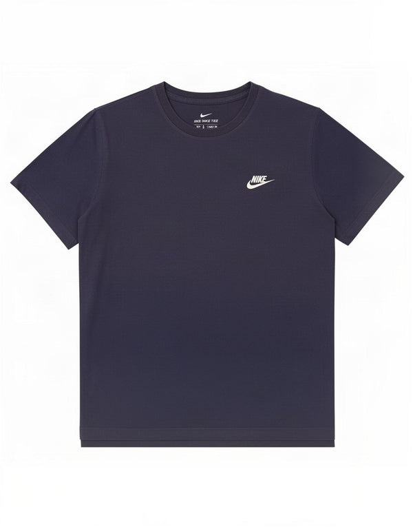 Nike Mens T-Shirt Top Medium Navy Blue Cotton