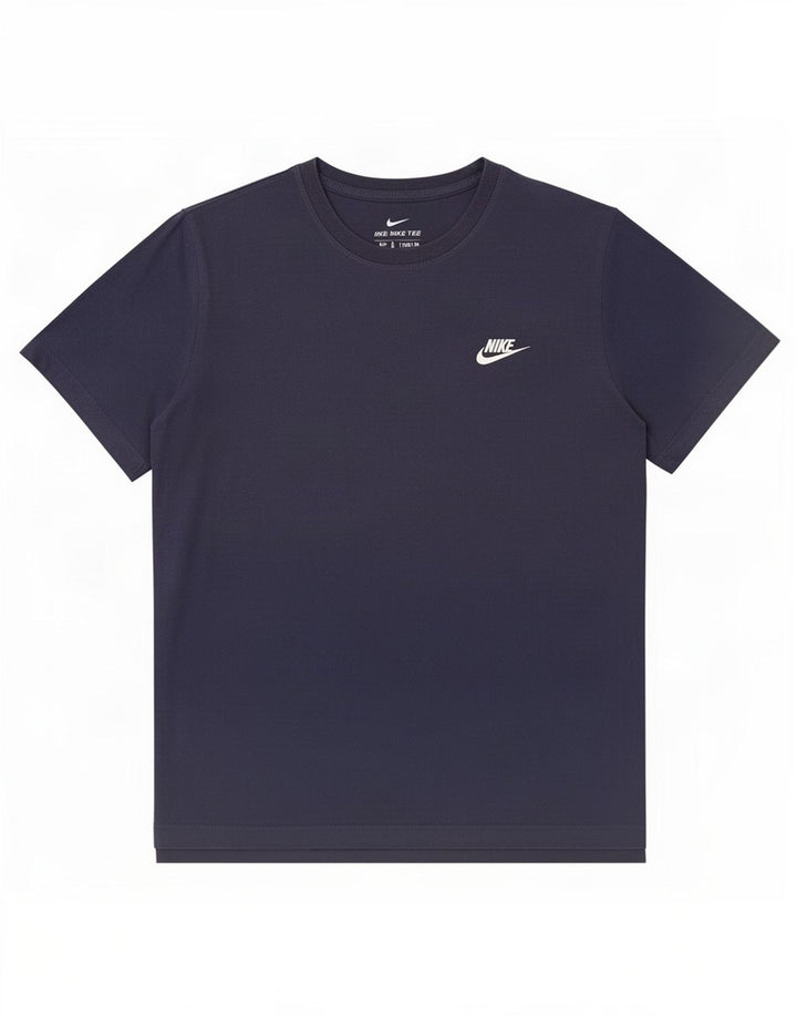Nike Mens T-Shirt Top Medium Navy Blue Cotton