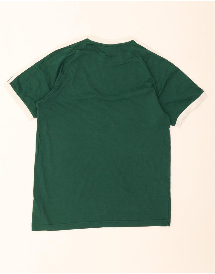 ADIDAS Mens T-Shirt Top Medium Green Cotton