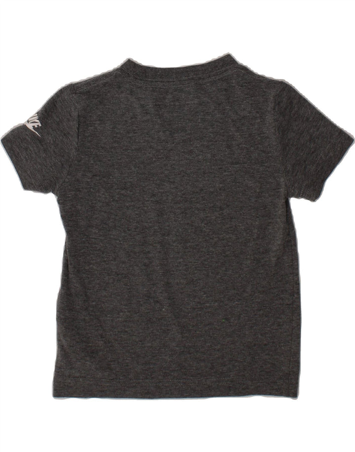 NIKE Boys Athletic Cut Graphic T-Shirt Top 2-3 Years Grey Cotton Vintage Nike and Second-Hand Nike from Messina Hembry 