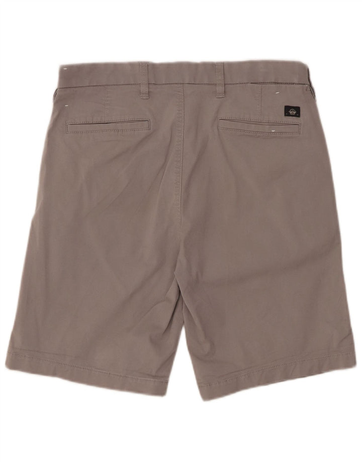 DOCKERS Mens Chino Shorts W32 Medium Grey Cotton