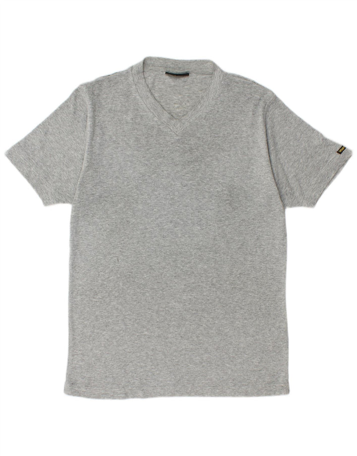 WRANGLER Mens T-Shirt Top Large Grey Cotton