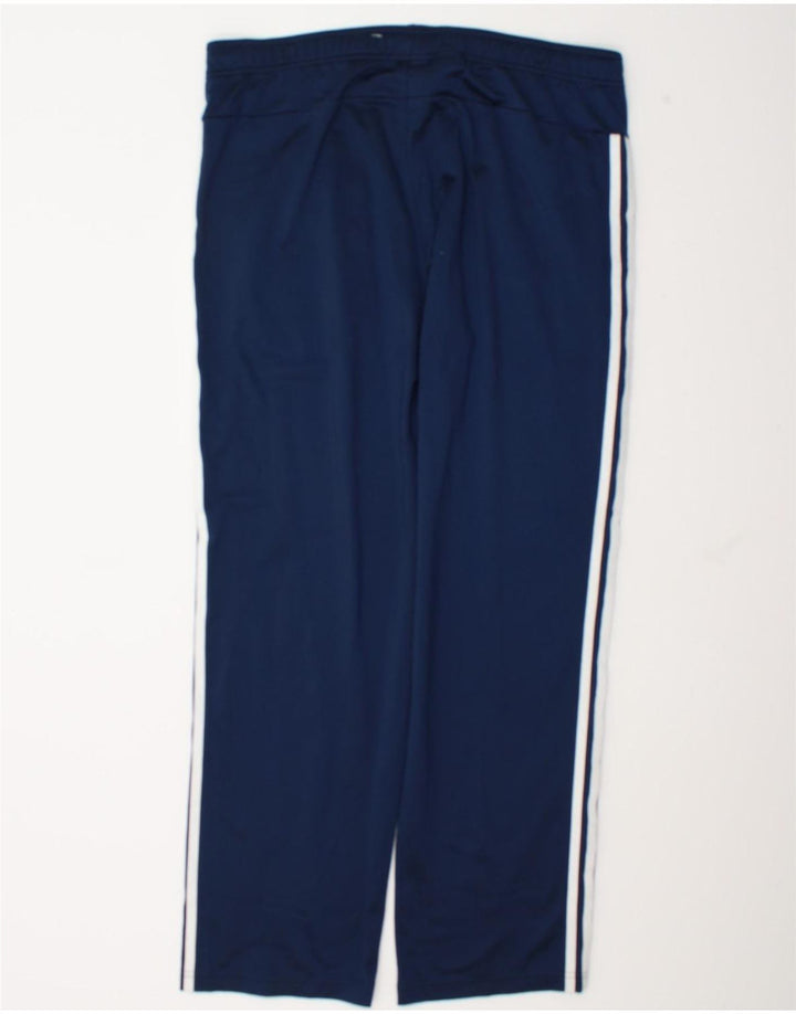 Adidas Mens Tracksuit Trousers Large  Navy Blue Polyester