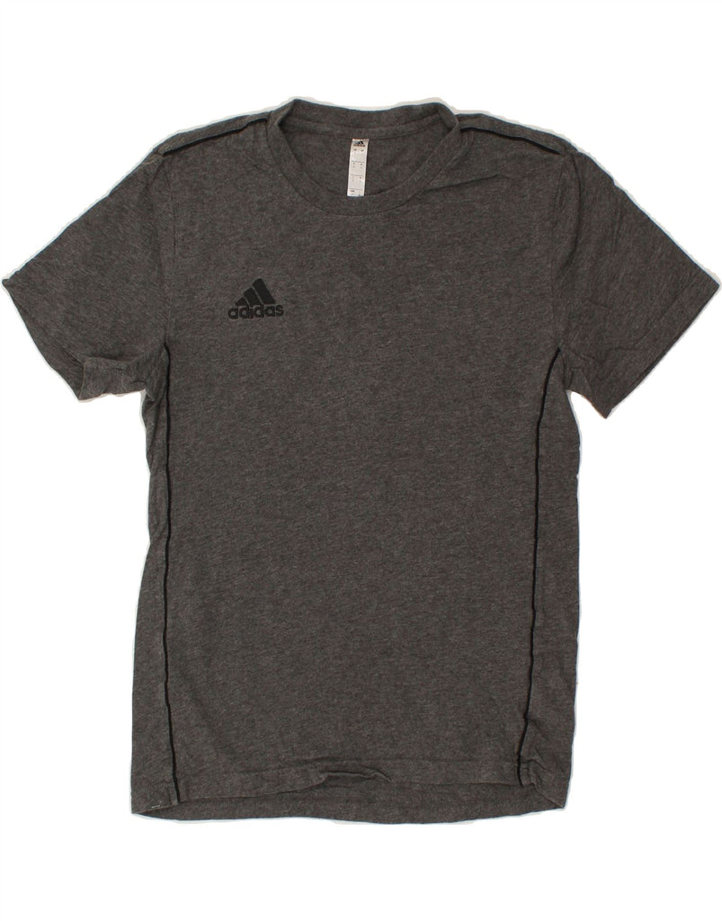 ADIDAS Mens T-Shirt Top Small Grey Cotton | Vintage Adidas | Thrift | Second-Hand Adidas | Used Clothing | Messina Hembry 