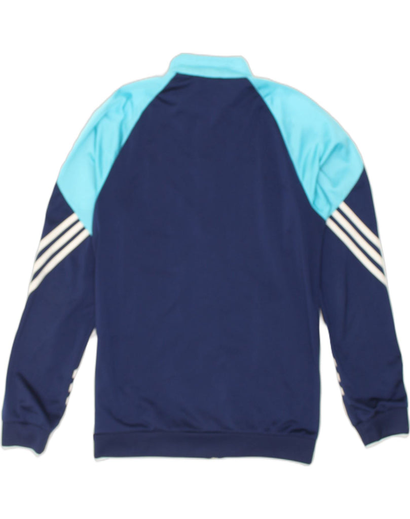 ADIDAS Mens Tracksuit Top Jacket Small Navy Blue Colourblock Polyester | Vintage Adidas | Thrift | Second-Hand Adidas | Used Clothing | Messina Hembry 