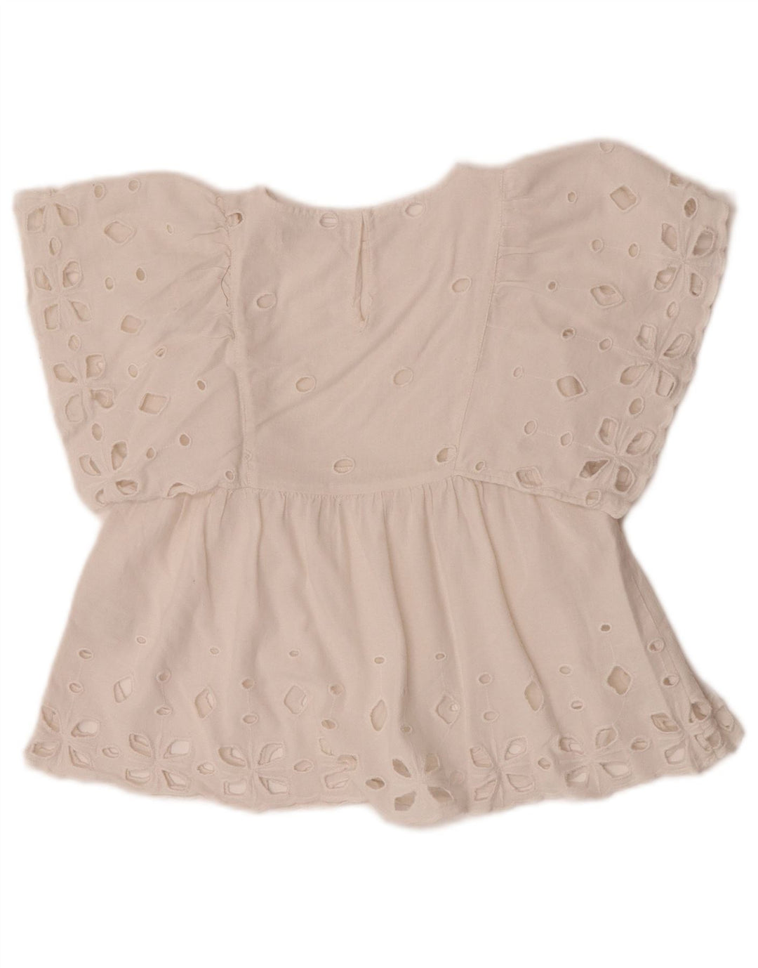 Zara Girls Blouse Top 6-7 Years White Cotton