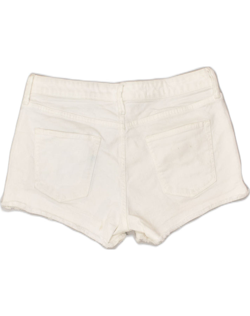 GAP Womens Denim Shorts W28 Medium White | Vintage Gap | Thrift | Second-Hand Gap | Used Clothing | Messina Hembry 