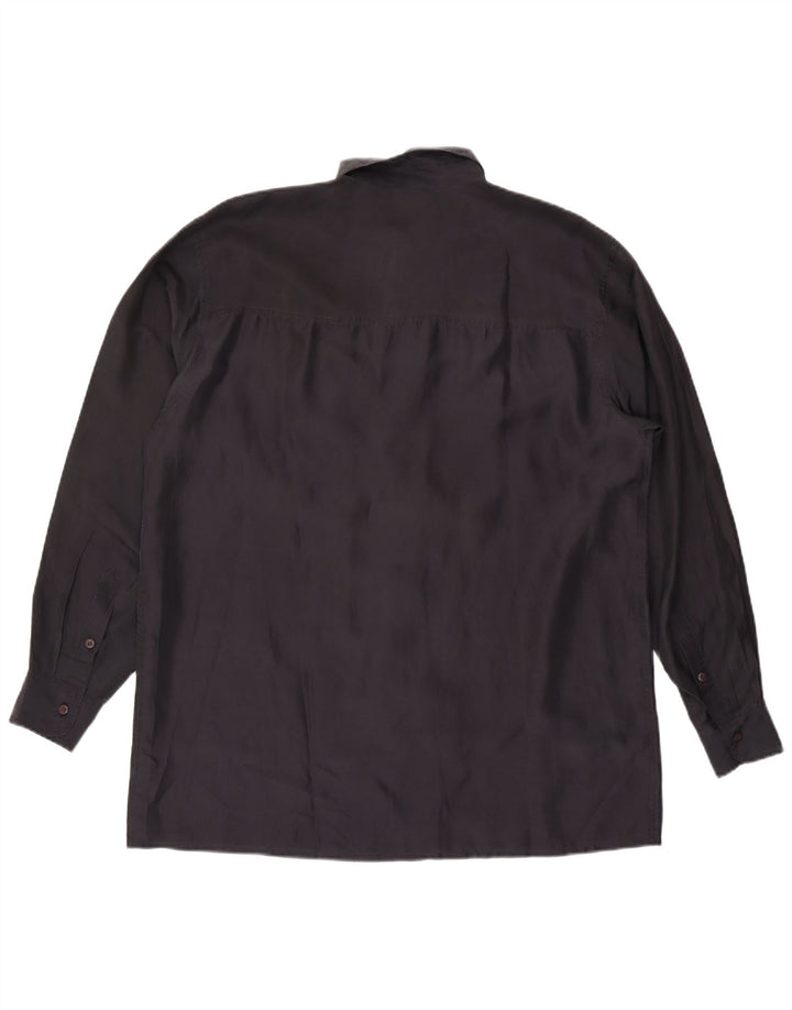 Mirage Mens Shirt Large Black Silk