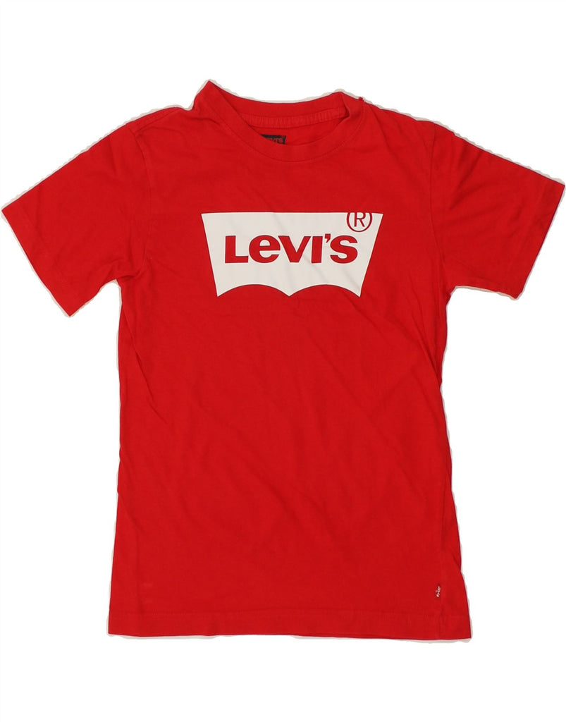 LEVI'S Boys Graphic T-Shirt Top 9-10 Years Red | Vintage Levi's | Thrift | Second-Hand Levi's | Used Clothing | Messina Hembry 