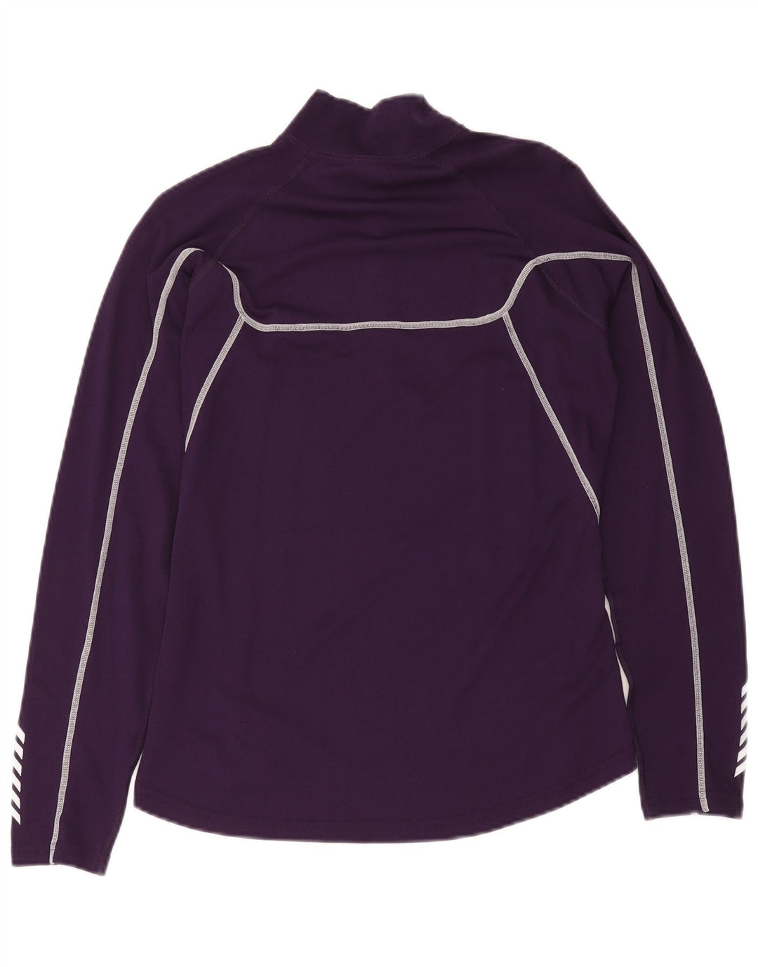 Helly Hansen Womens Zip Neck Pullover Tracksuit Top UK 18 XL Purple