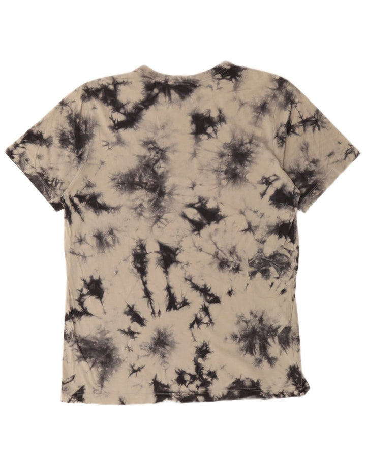 Jordan Mens Graphic T-Shirt Top Medium Blue Tie Dye