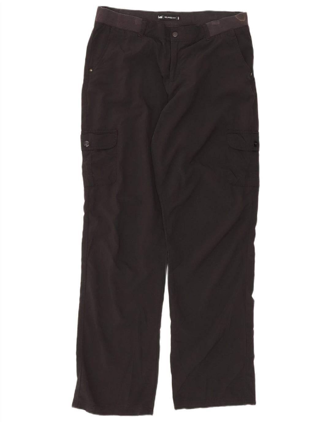 Lee Womens Relaxed Fit Cargo Trousers US 8 Medium W32 L32 Black Polyester