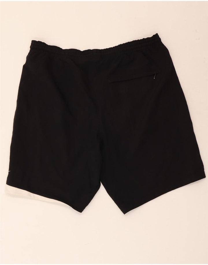 NIKE Mens Sport Shorts Large  Black Colourblock