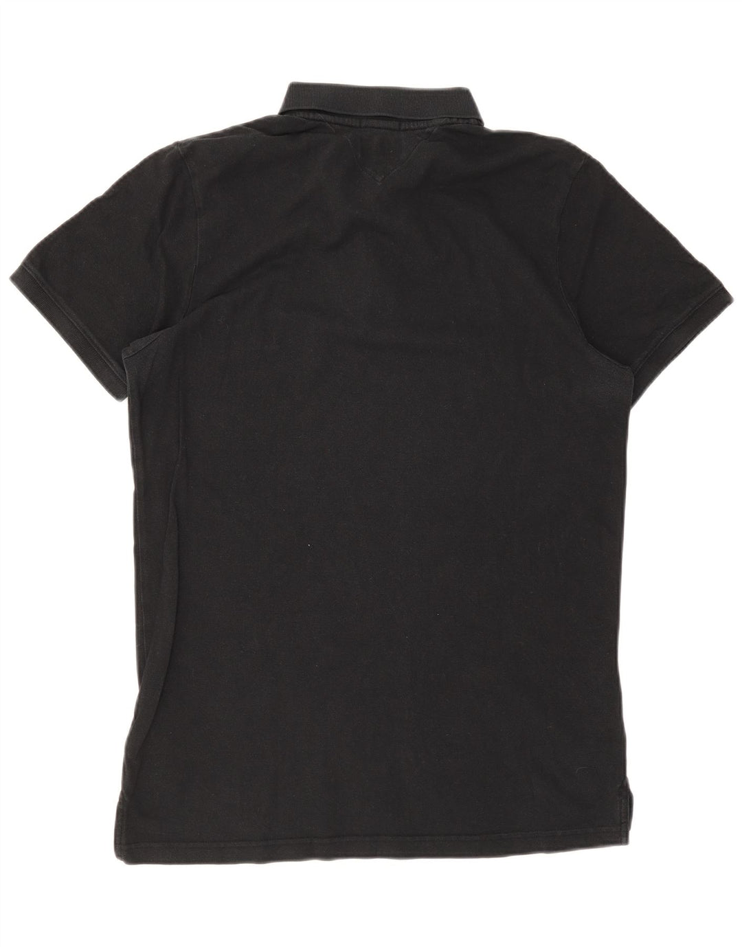 Tommy Hilfiger Mens Polo Shirt XL Black Cotton