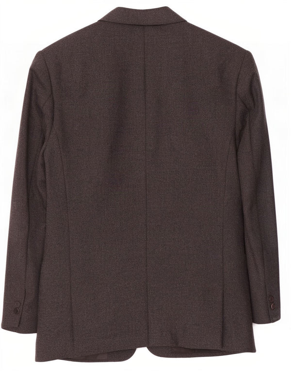 Byblos Mens 2 Button Blazer Jacket IT 48 Medium Grey Wool