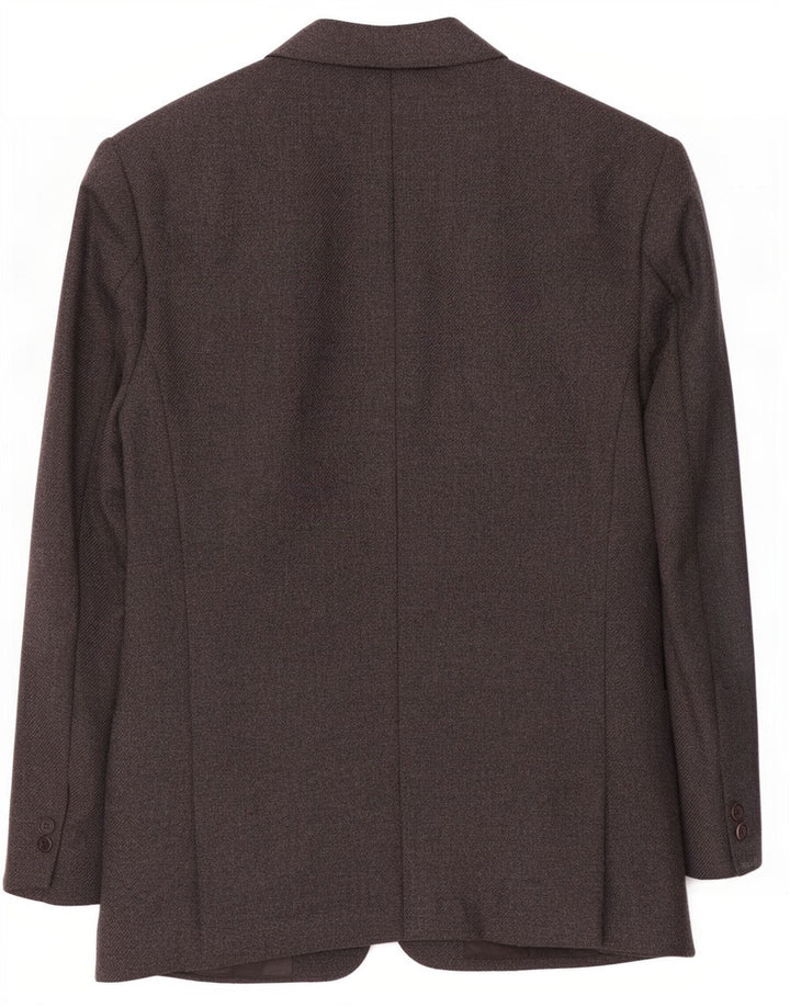 Byblos Mens 2 Button Blazer Jacket IT 48 Medium Grey Wool
