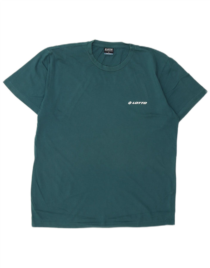Lotto Mens T-Shirt Top Medium Blue