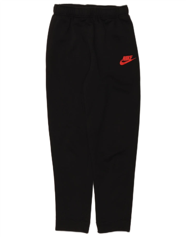Nike Boys Tracksuit Trousers 13-14 Years XL Black Polyester