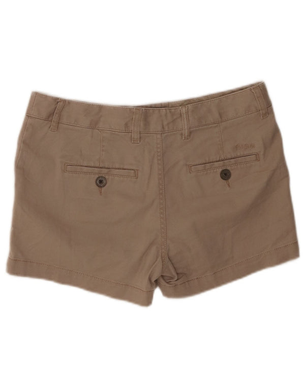 Fat Face Womens Chino Shorts UK 10 Small W29 Beige Cotton