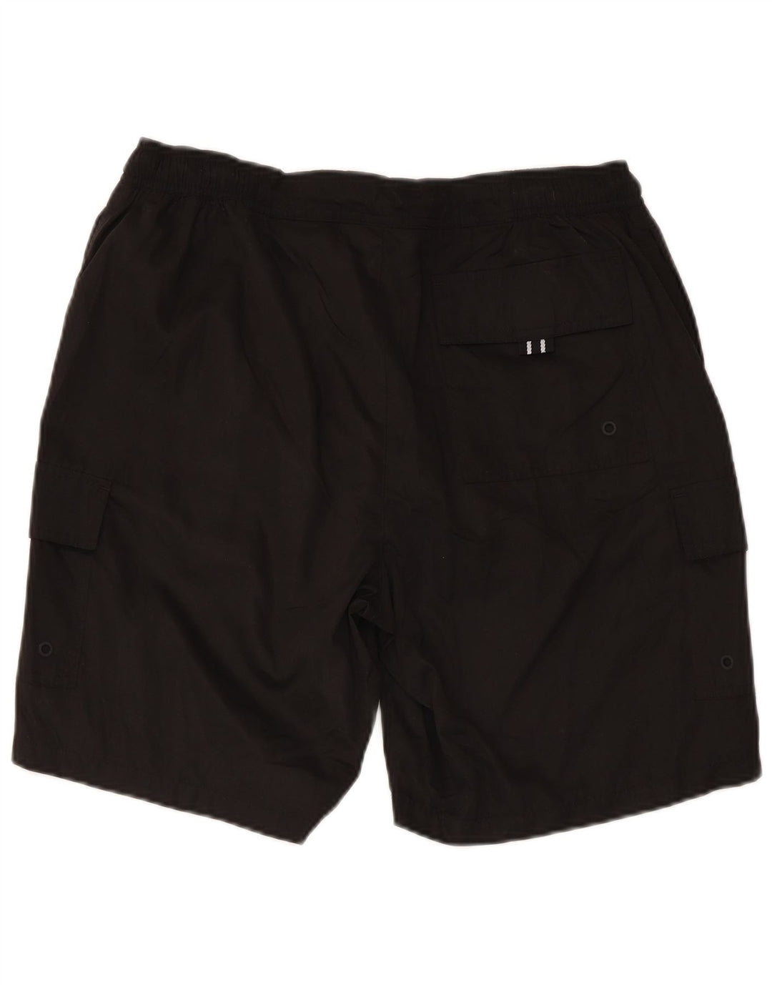 Marks & Spencer Mens Cargo Swimming Shorts Medium Black Polyester