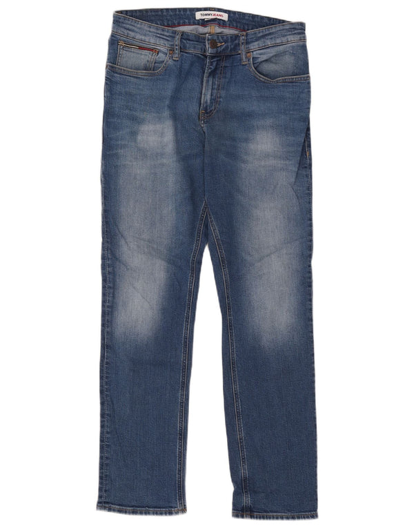 Tommy Hilfiger Mens Slim Jeans W30 L30 Blue Cotton