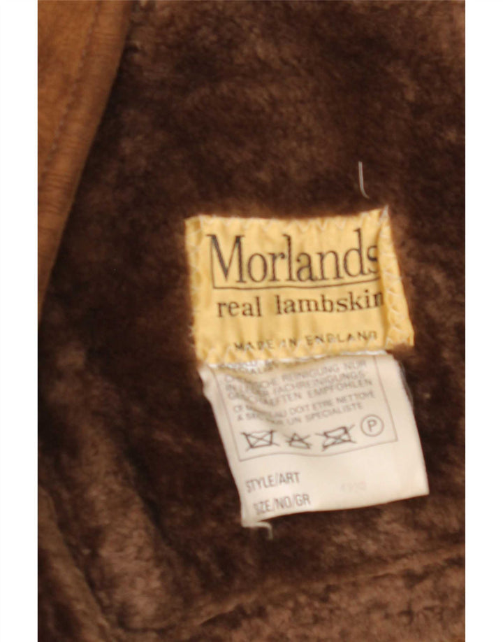 Morlands Mens Shearling Jacket UK 38 Medium Brown