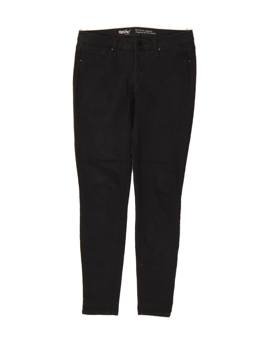 MOSSIMO Womens Mid Rise Jegging Jeans US 4 Small W27 L29 Black Cotton Vintage Mossimo and Second-Hand Mossimo from Messina Hembry 