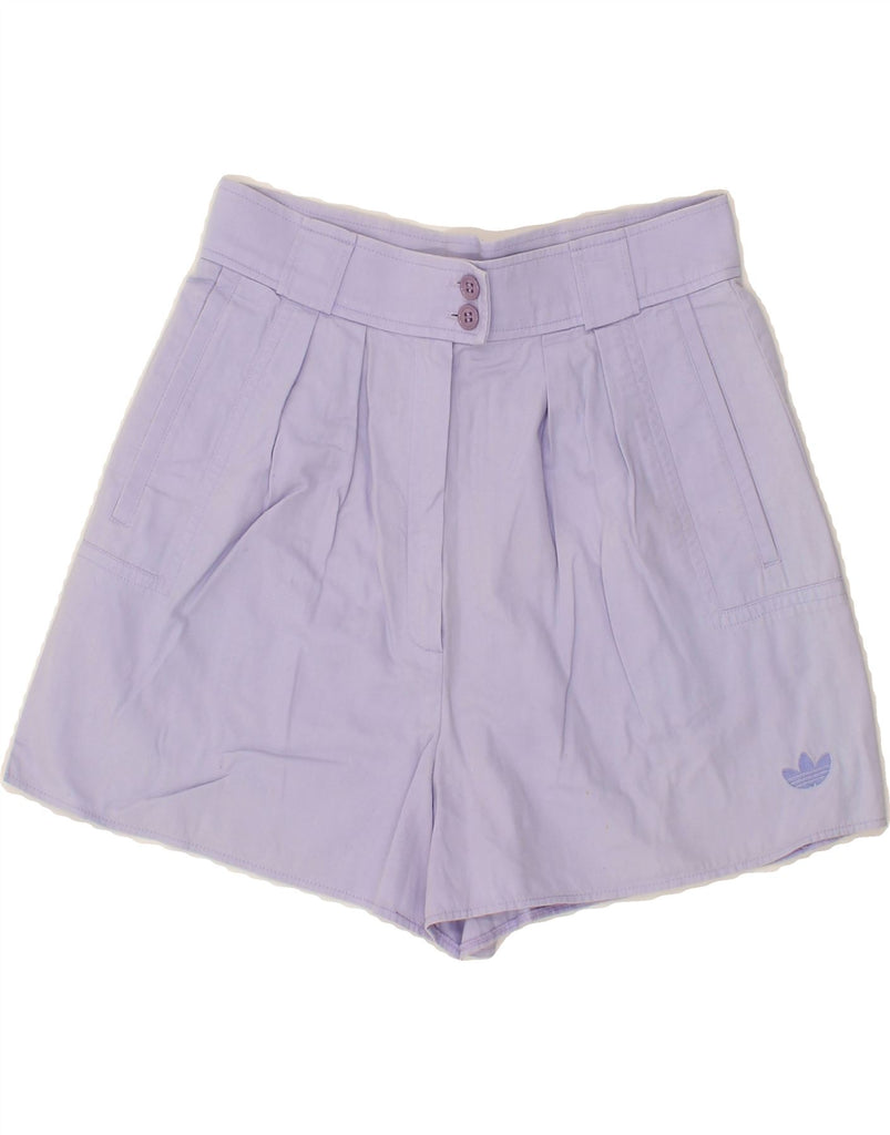 ADIDAS Womens High Waist Pegged Casual Shorts UK 14 Medium W28 Purple Vintage Adidas and Second-Hand Adidas from Messina Hembry 