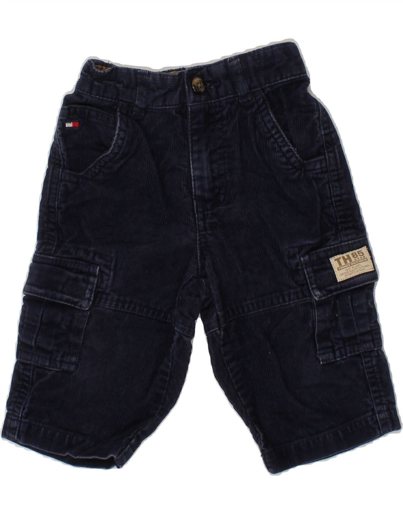 TOMMY HILFIGER Baby Boys Corduroy Trousers 3-6 Months W16 L7 Navy Blue Vintage Tommy Hilfiger and Second-Hand Tommy Hilfiger from Messina Hembry 