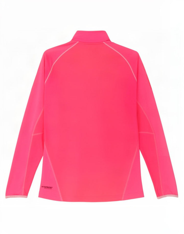Asics Womens Graphic Tracksuit Top Jacket UK 12 Medium Pink