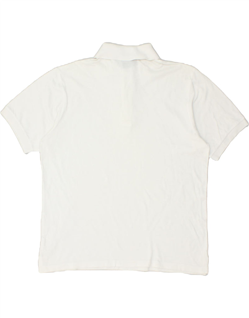 AUSTRALIAN L'ALPINA Mens Polo Shirt Medium White | Vintage AUSTRALIAN L'ALPINA | Thrift | Second-Hand AUSTRALIAN L'ALPINA | Used Clothing | Messina Hembry 