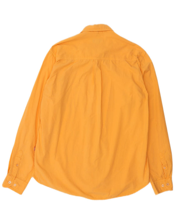 Invicta Mens Shirt Large Orange Cotton