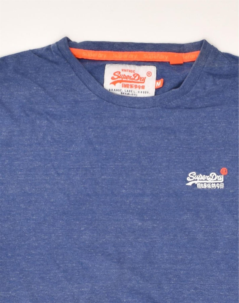 SUPERDRY Mens T-Shirt Top Medium Blue | Vintage Superdry | Thrift | Second-Hand Superdry | Used Clothing | Messina Hembry 