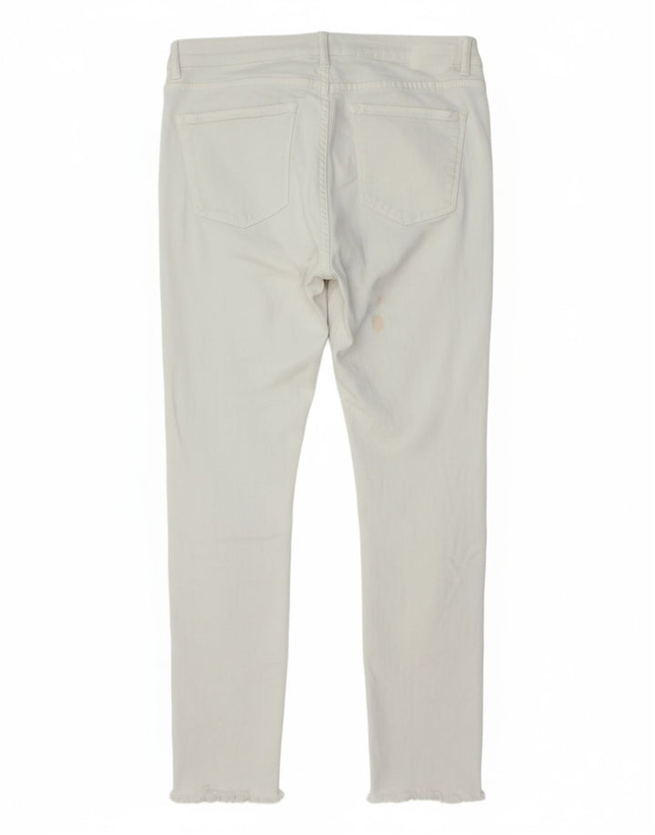 ZARA Womens Skinny Jeans EU 42 Large W32 L26 White