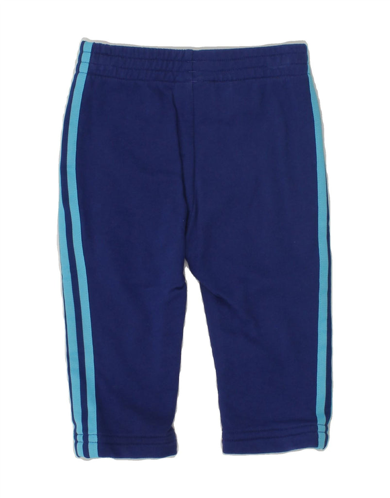 ADIDAS Baby Boys Full Tracksuit 9-12 Months Blue Cotton | Vintage Adidas | Thrift | Second-Hand Adidas | Used Clothing | Messina Hembry 