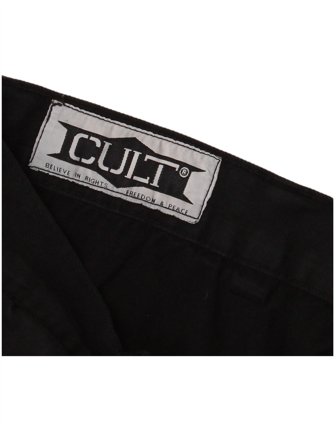 Vintage Mens Cargo Shorts W34 Large Black