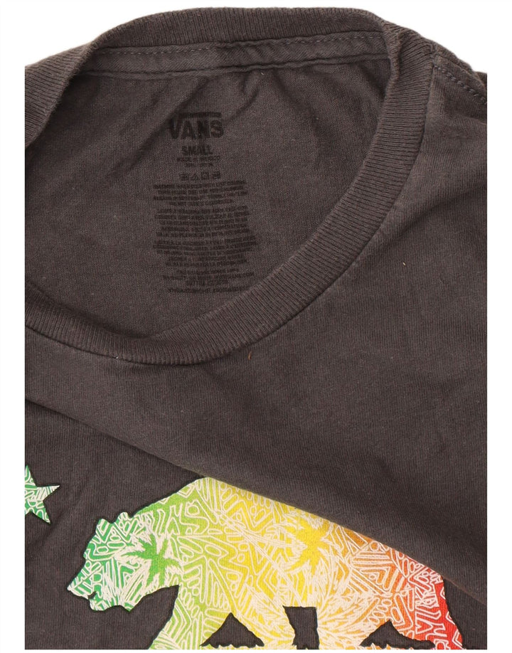 Vans Boys Graphic T-Shirt Top 8-9 Years Small Grey