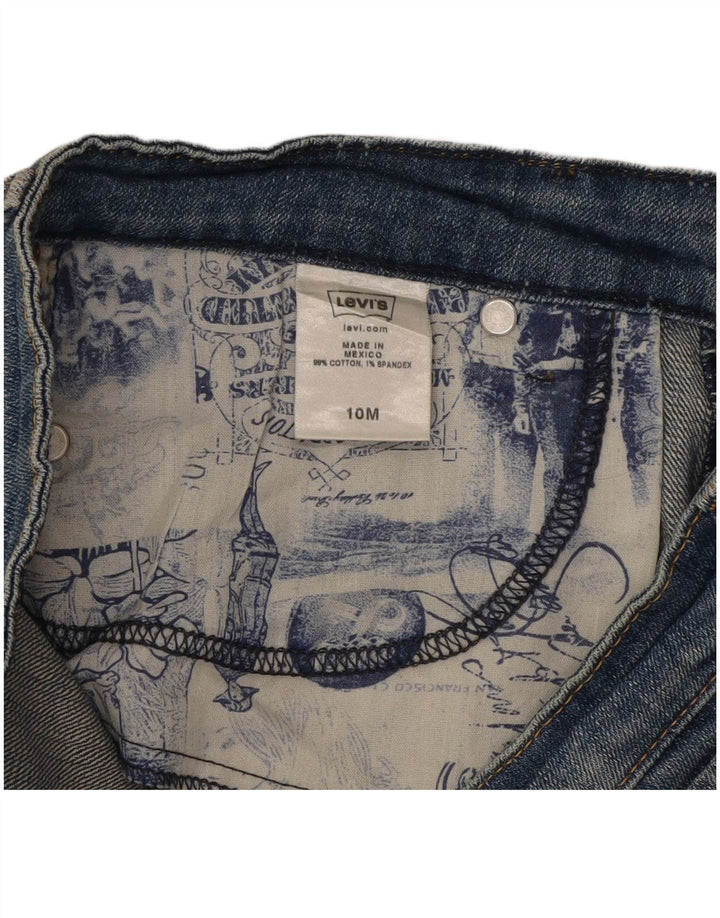 Levi's Womens Straight Jeans US 10 Large W32 L30 Blue Cotton