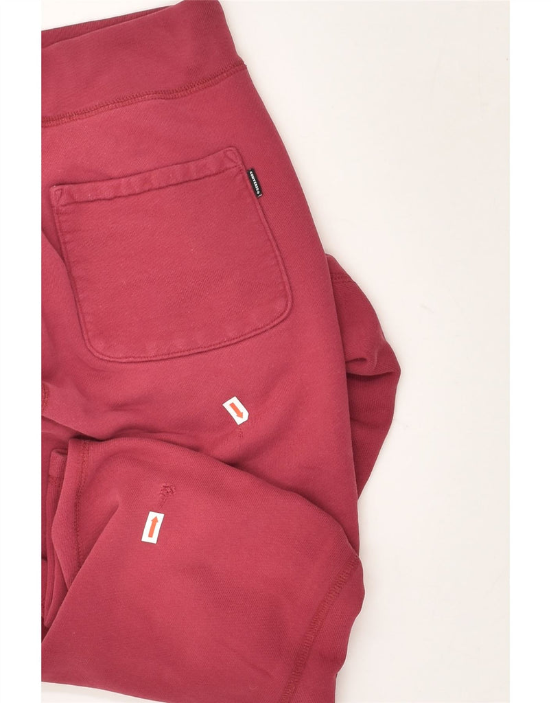 CONVERSE Womens Tracksuit Trousers UK 10 Small Red Cotton | Vintage Converse | Thrift | Second-Hand Converse | Used Clothing | Messina Hembry 