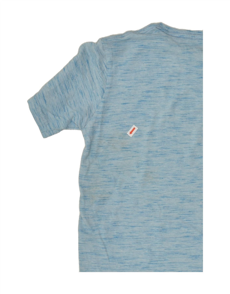 QUIKSILVER Boys Regular Fit Graphic T-Shirt Top 11-12 Years Blue Flecked | Vintage Quiksilver | Thrift | Second-Hand Quiksilver | Used Clothing | Messina Hembry 