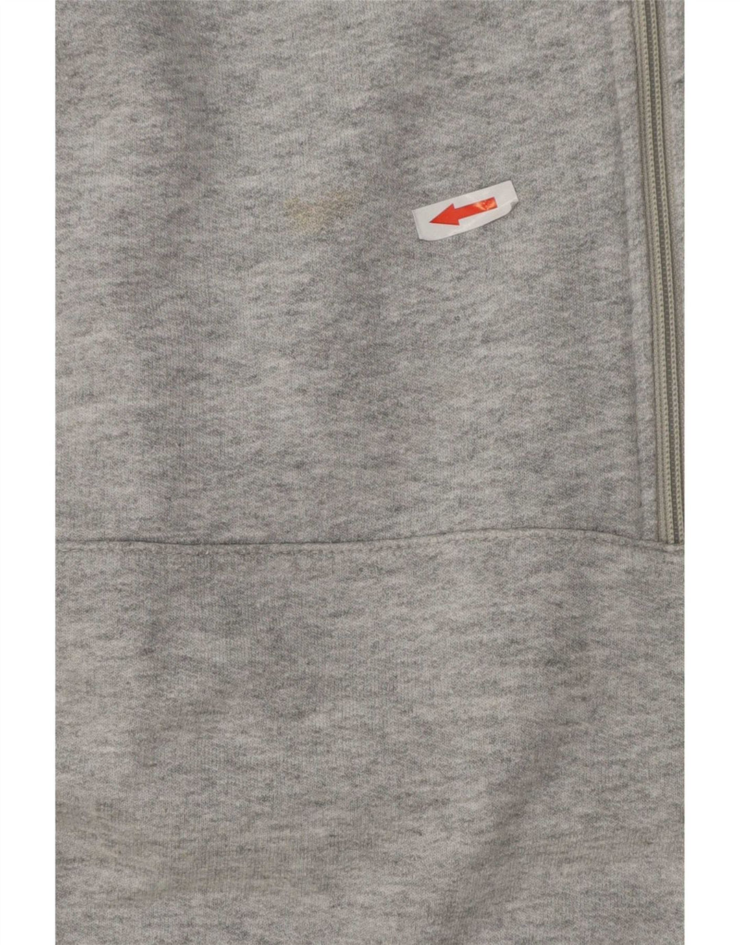 Vintage Mens Zip Neck Sweatshirt Jumper XL Grey