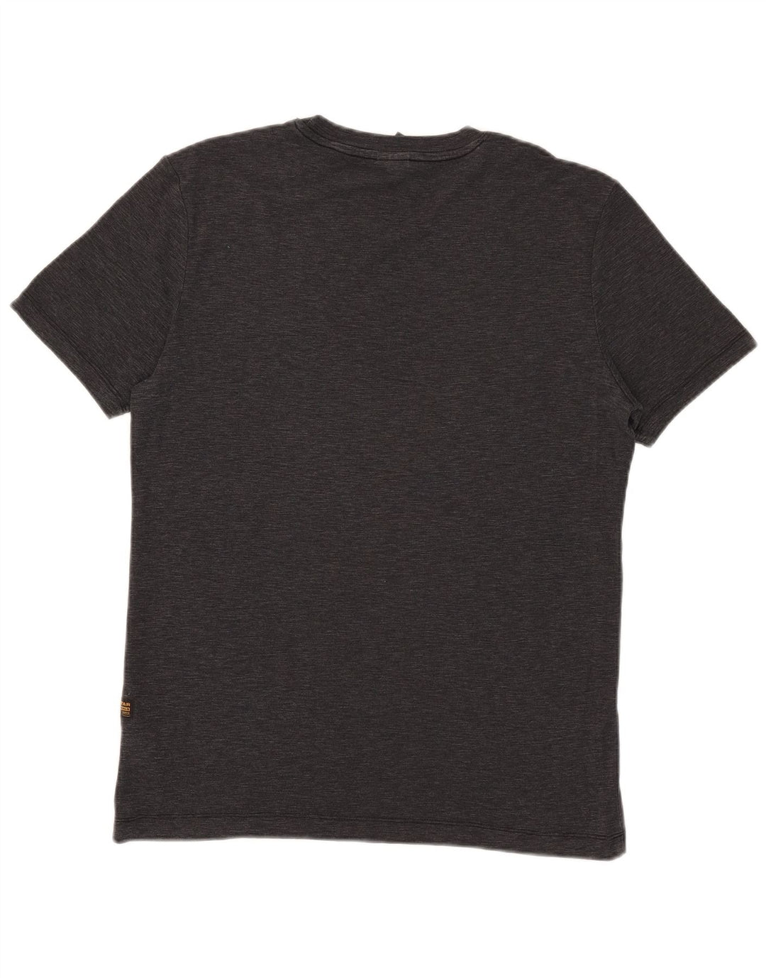 G-Star Mens Graphic T-Shirt Top Medium Black Flecked Cotton