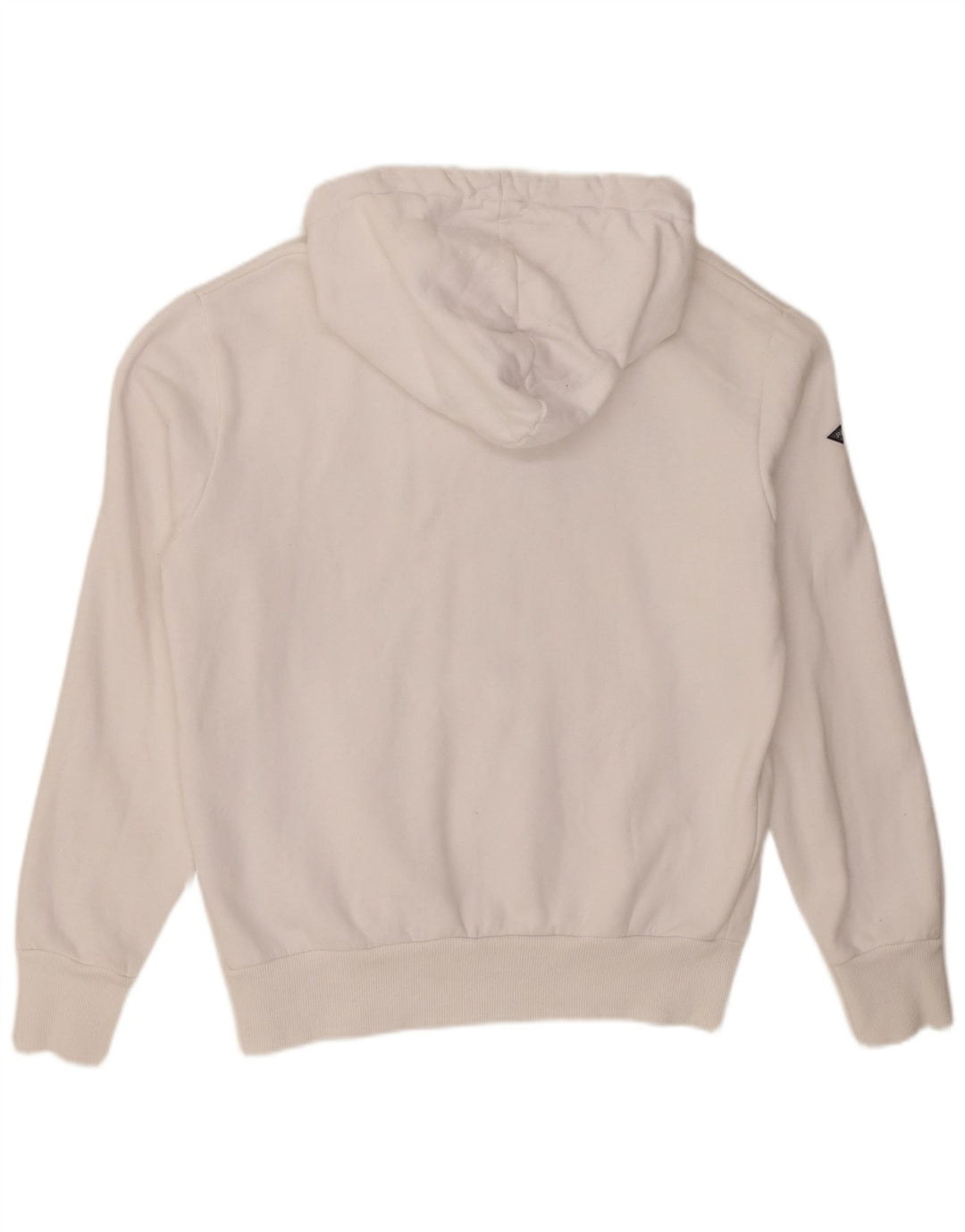 Superdry Mens Graphic Hoodie Jumper Large White Cotton