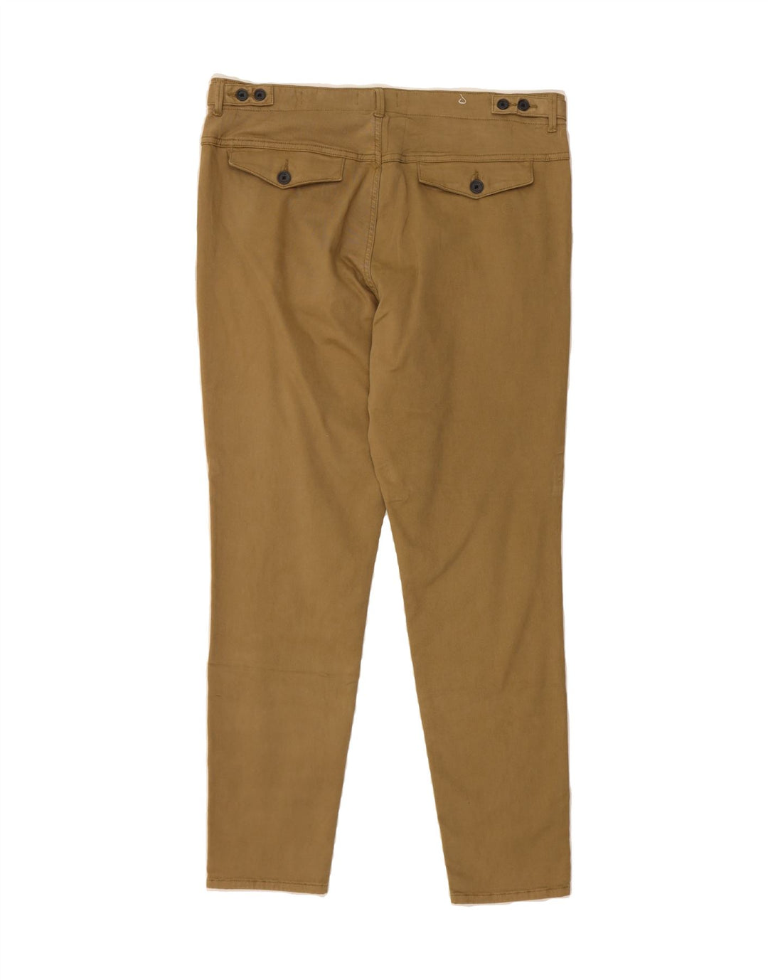 GUESS Mens Slim Casual Trousers W34 L29 Khaki Cotton Vintage Guess and Second-Hand Guess from Messina Hembry 