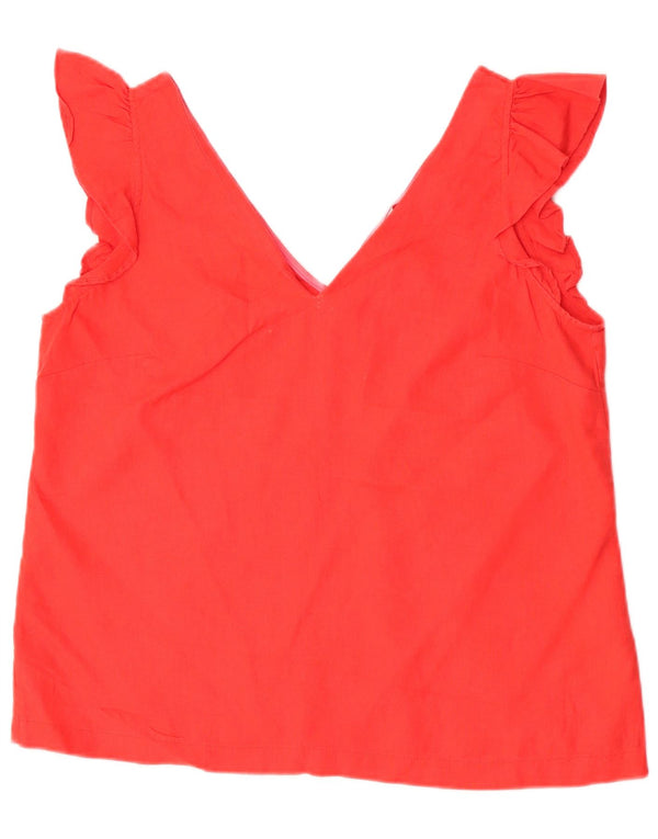 Boden Womens Sleeveless Blouse Top UK 16 Large Red Linen