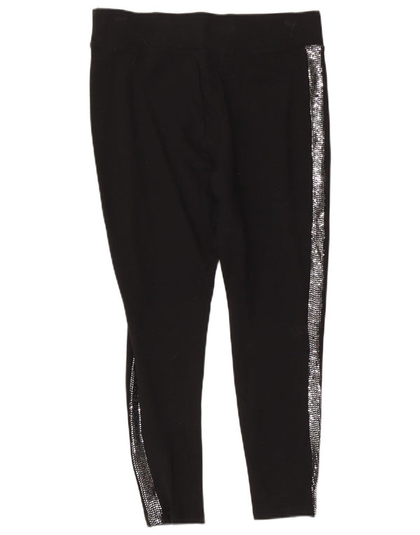 Marks & Spencer Womens Skinny Cropped Trousers UK 14 Large W32 L24 Black