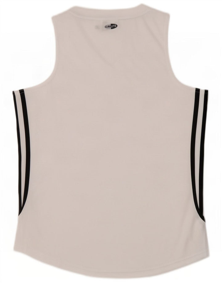 Adidas Womens Clima 365 Vest Top UK 12 Medium White Polyester